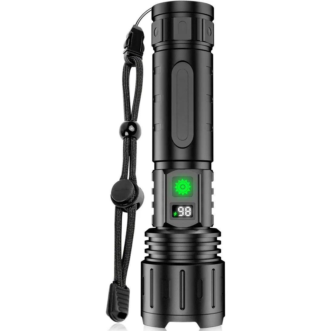 Night-Reach Rechargeable Zoom Flashlight
